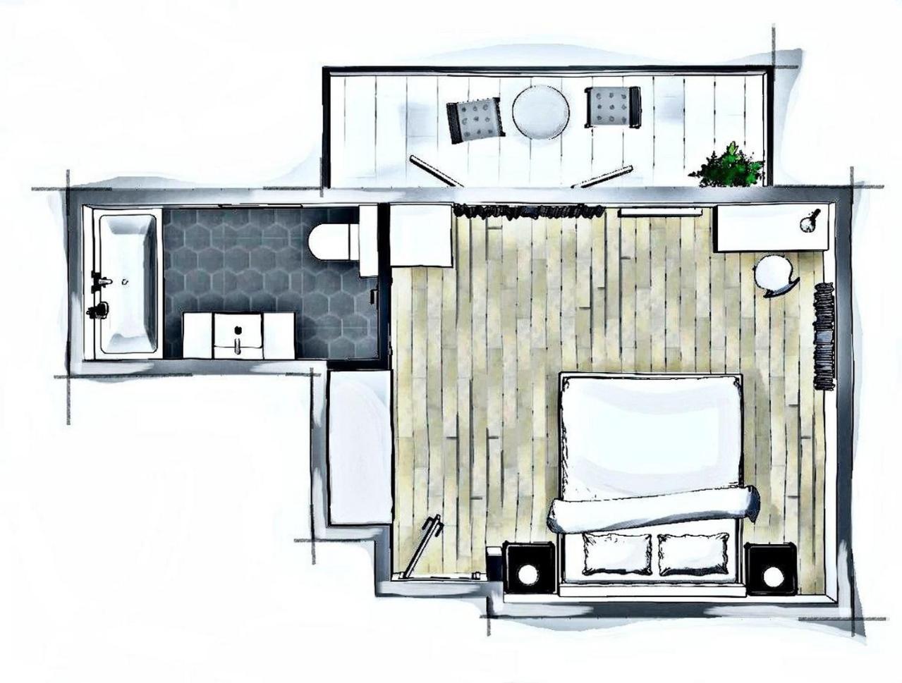 ספליט Divota Apartment Hotel חדר תמונה